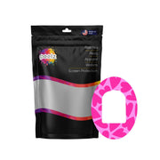 Peelz Puffy Hearts Pod Patch Tape - Pump Peelz Patch Medical Tape White Smoke 12-Pack (Set of 12 Patches)