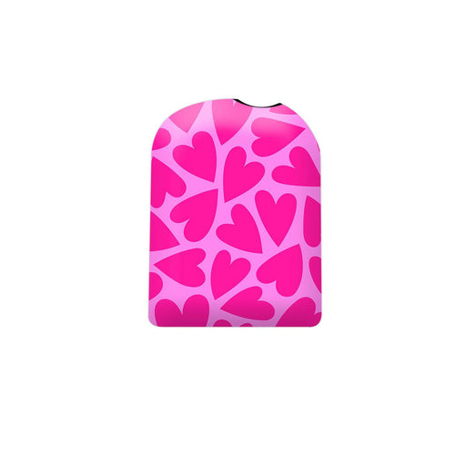 Peelz Puffy Hearts Pod Sticker – Pump Peelz Peelz/Stickers Deep Pink