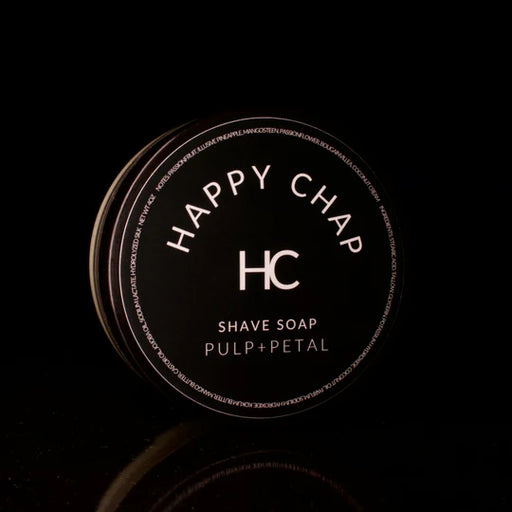 Happy Chap Happy Chap Pulp + Petal Shaving Collection Shaving Set Black Shaving Soap 4 Oz