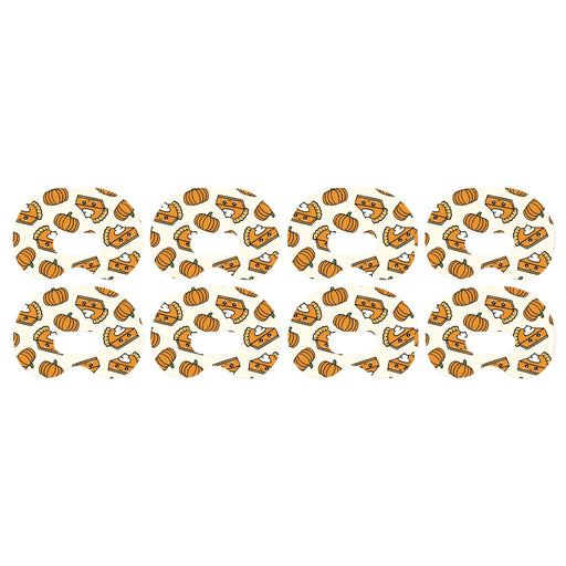 Peelz Pumpkin Pie Medtronic Guardian Connect Patch Tape - Pump Peelz Patch Medical Tape Seashell 4-Pack Medtronic CGM Tape
