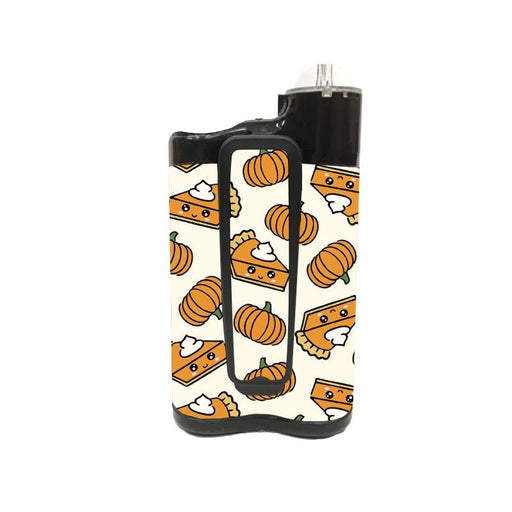 Peelz Pumpkin Pie Sticker for Medtronic MiniMed 770G & 780G Peelz/Stickers White Smoke Back and Clip Peelz