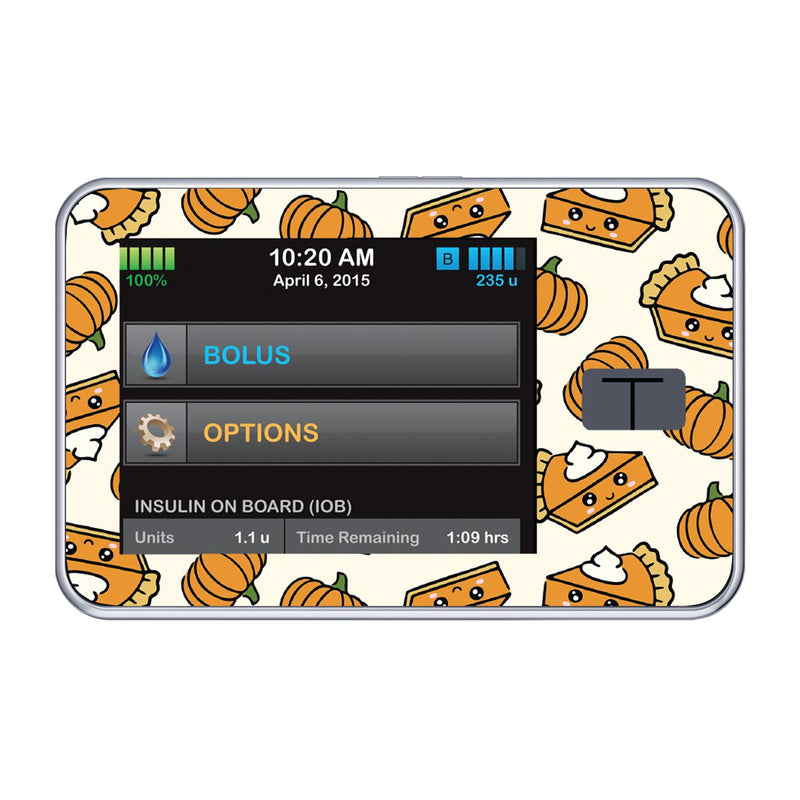 Peelz Pumpkin Pie Sticker for Tandem t:slim Peelz/Stickers Seashell