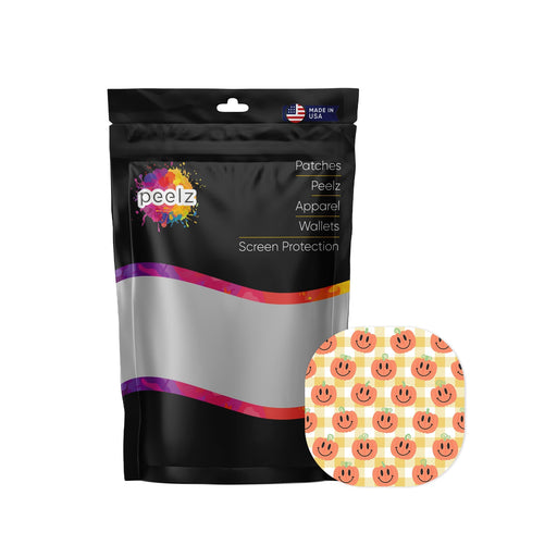 Peelz Pumpkin Smilies Overpatch Tape - Pump Peelz Patch Medical Tape White Smoke 12-Pack (Set of 12 Patches),4-Pack (Set of 4 Patches),1-Single (One Patch)