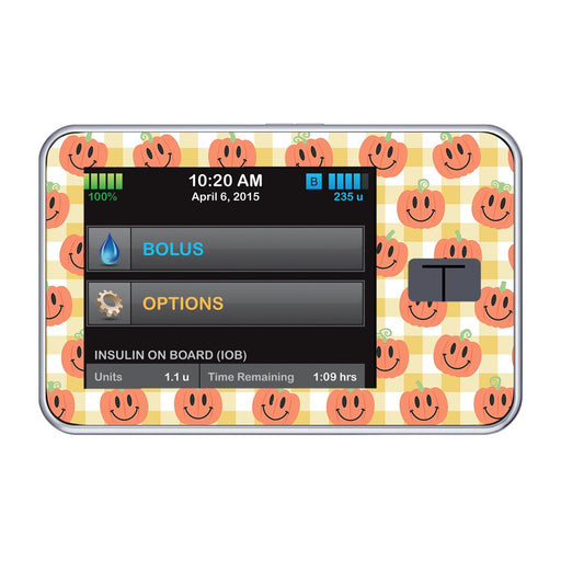 Peelz Pumpkin Smilies for Tandem t:slim Peelz/Stickers Black
