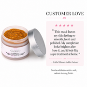 Glimmer Goddess® Organic Skin Care Organic Pumpkin Flaxseed Enzyme Face Mask – Brightening & Tightening Mask for Glowing Skin Masks & Peels White Smoke 2 oz.