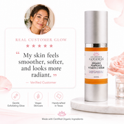 Glimmer Goddess® Organic Skin Care Organic Pumpkin Enzyme Serum – Exfoliating Glow Treatment Serums White Smoke 1 oz.