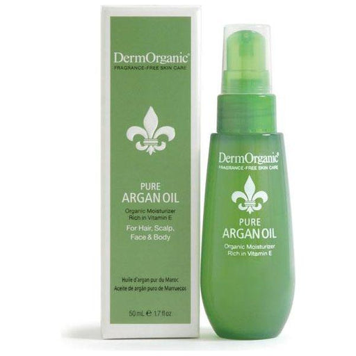 DermOrganic Official Shop 100% Pure Argan Oil from Morocco 50 ml (1.7 fl oz) Slate Gray