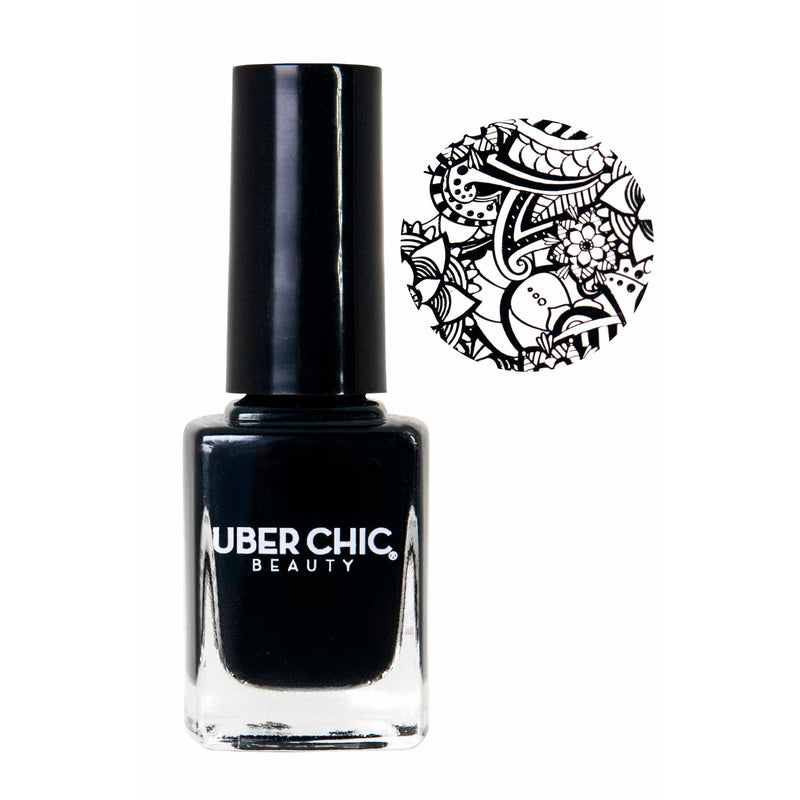 UberChic Beauty Pure Black - Stamping Polish Stamping Polish Black