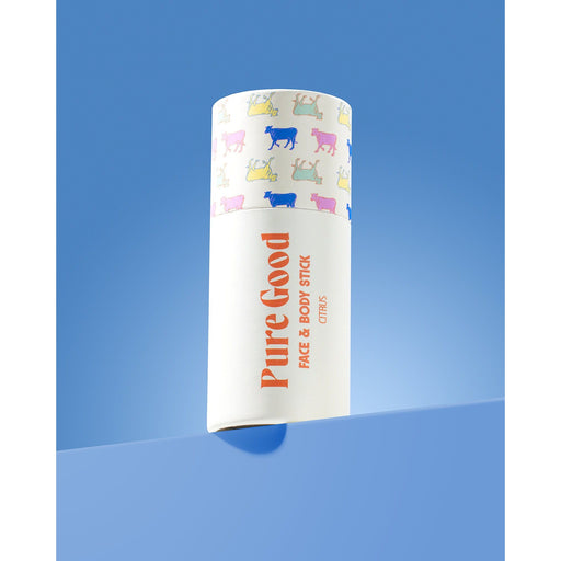 Pure Good LLC Face & Body Tallow Stick - Hydration and vitamin C for your skin. Tallow Balm Stick Steel Blue