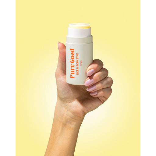 Pure Good LLC Face & Body Tallow Stick - Hydration and vitamin C for your skin. Tallow Balm Stick Khaki