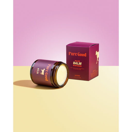 Pure Good LLC Lavender Tallow Balm - Calming & Restoring Tallow Balm Plum 4 oz,8 oz