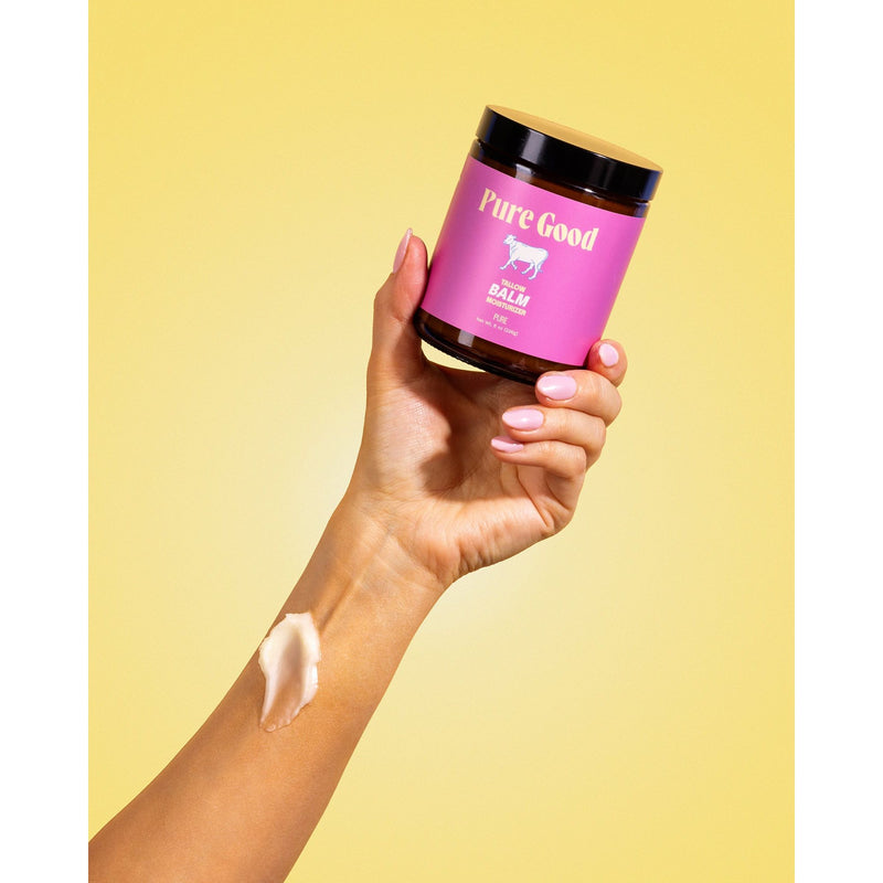 Pure Good LLC Pure - Tallow Balm Moisturizer Tallow Balm Khaki 4 oz,8 oz