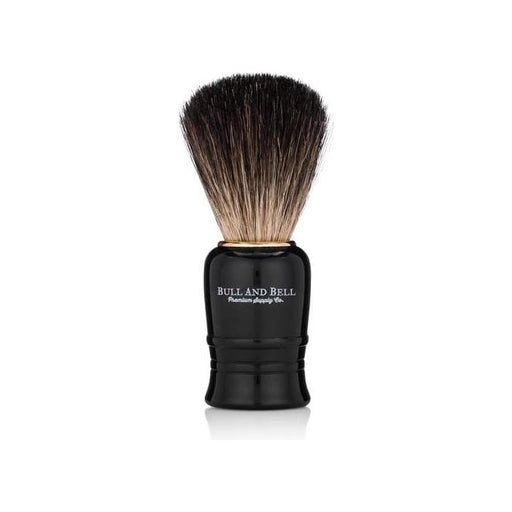 Murphy and McNeil Pure Badger Shaving Brush (White or Black) - by Bull and Bell Premium Supply Co. Shaving Brush Dark Slate Gray Black
