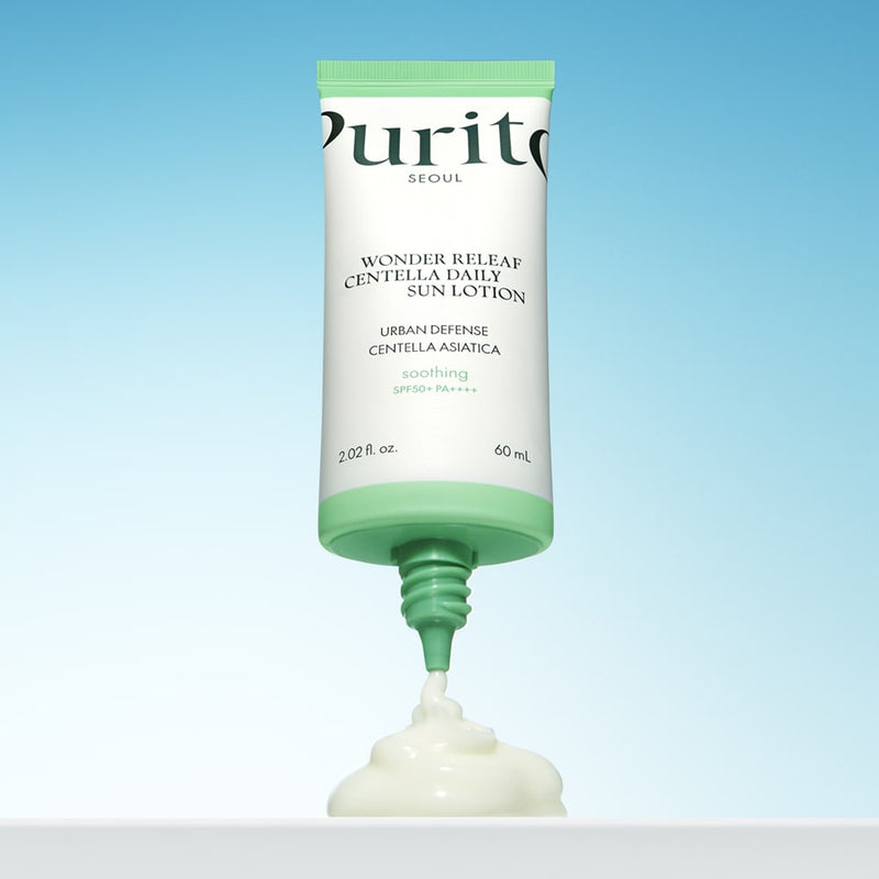 AsiaBeautyMall Purito SEOUL Wonder Releaf Centella Daily Sun Lotion Sunscreen Alice Blue