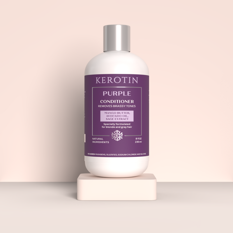 Kerotin Purple Conditioner Antique White