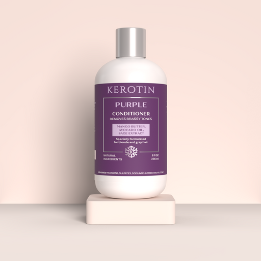 Kerotin Purple Conditioner Antique White