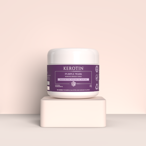 Kerotin Purple Mask Antique White
