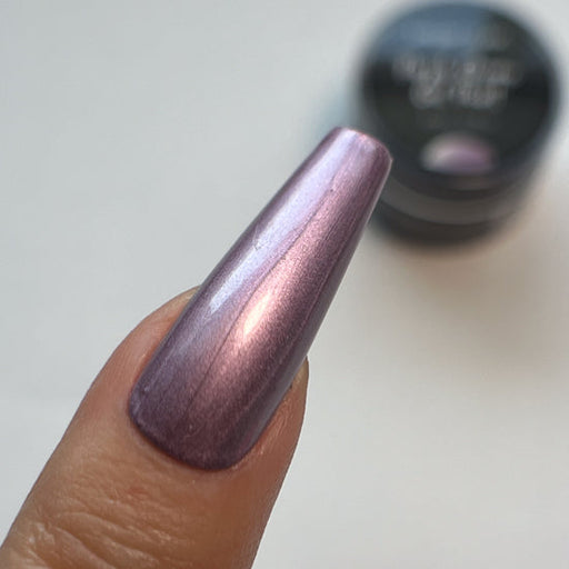 Madam Glam Purple Chrome Gel Paint Gray