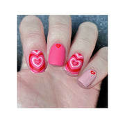 UberChic Beauty Queen of Hearts Stamping Plate Rosy Brown