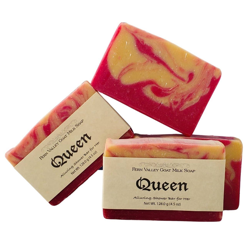 Fern Valley Soap Natural Goat Milk Soap | Queen An Alluring Shower Bar for Her Goat Milk Soap White Smoke