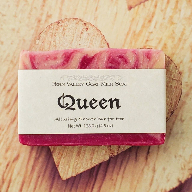 Fern Valley Soap Natural Goat Milk Soap | Queen An Alluring Shower Bar for Her Goat Milk Soap Light Gray