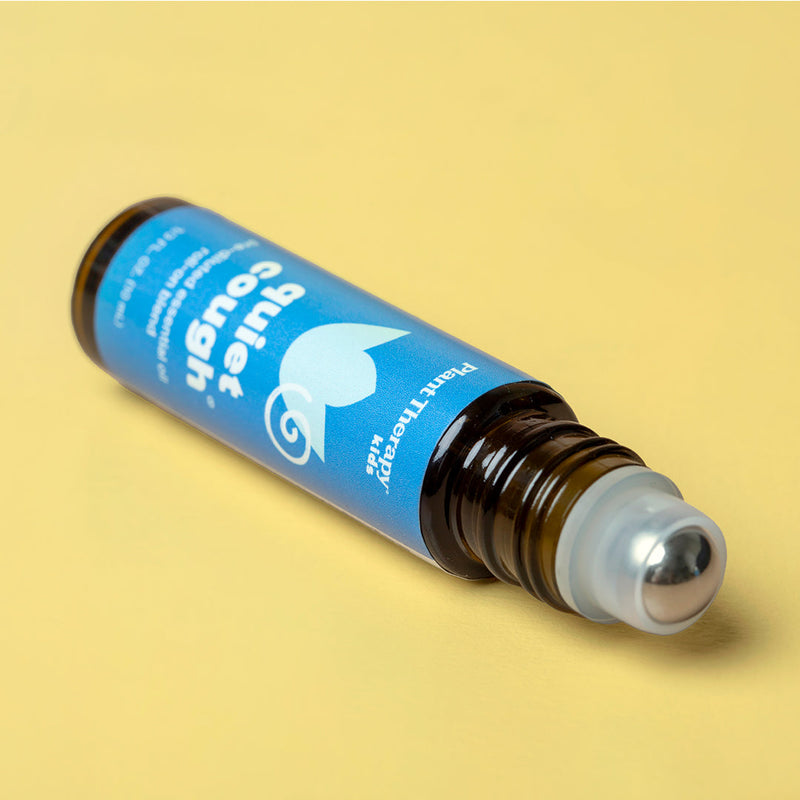 Plant Therapy Quiet Cough® Essential Oil Blend Pre-Diluted Roll-On Essential Oil Light Goldenrod 10 mL