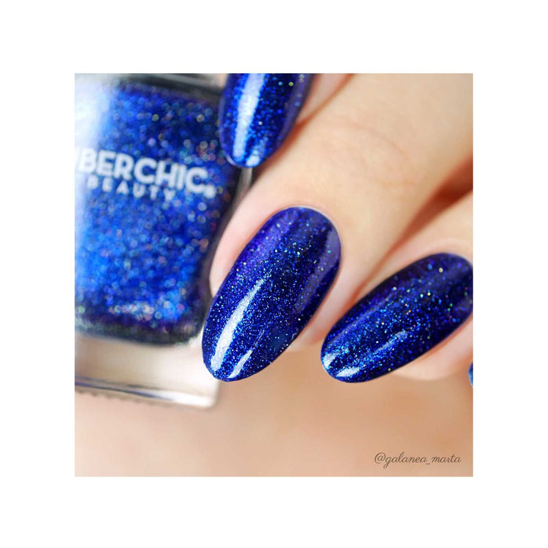 UberChic Beauty Quit Yo Witchin - Holographic Polish Regular Polish Dark Slate Blue