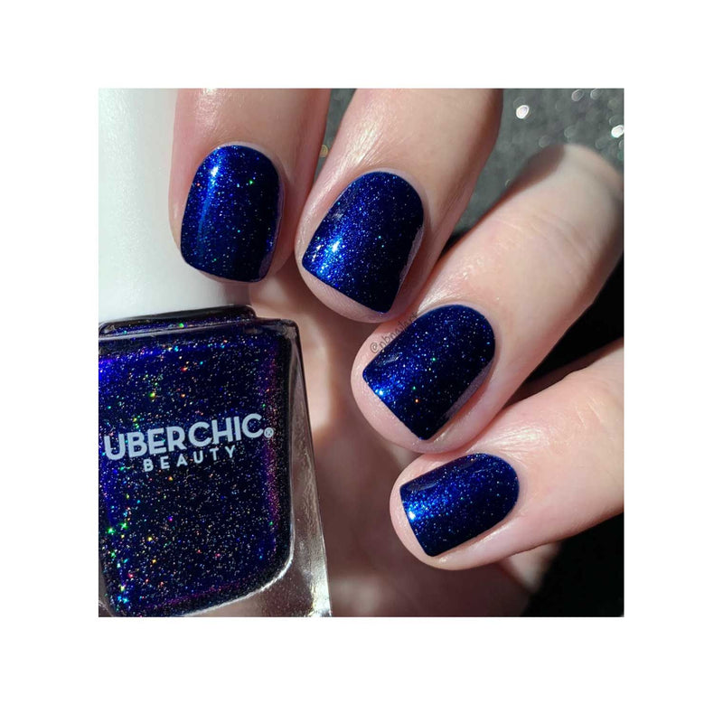 UberChic Beauty Quit Yo Witchin - Holographic Polish Regular Polish Gray