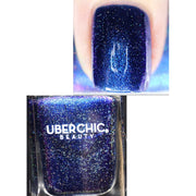 UberChic Beauty Quit Yo Witchin - Holographic Polish Regular Polish Light Gray