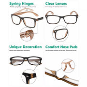 eyekeeper.com Retro Rectangle Reading Glasses Classic Chic Readers R075 Eyeglasses White Smoke Black / +0.50,Black / +0.75,Black / +1.00,Black / +1.25,Black / +1.50,Black / +1.75,Black / +2.00,Black / +2.25,Black / +2.50,Black / +2.75,Black / +3.00,Black / +3.50,Black / +4.00,Clear / +0.50,Clear / +0.75,Clear / +1.00,Clear / +1.25,Clear / +1.50,Cle