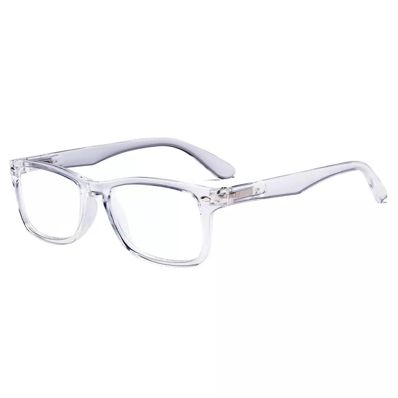 eyekeeper.com Retro Rectangle Reading Glasses Classic Chic Readers R075 Eyeglasses White Smoke Clear / +0.50,Clear / +0.75,Clear / +1.00,Clear / +1.25,Clear / +1.50,Clear / +1.75,Clear / +2.00,Clear / +2.25,Clear / +2.50,Clear / +2.75,Clear / +3.00,Clear / +3.50,Clear / +4.00
