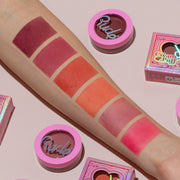 Rude Cosmetics Cream Puff Natural Blush Blush Rosy Brown Cake Pop,Mochi,Creamsicle,Fruit Tart,Short Cake,Red Velvet
