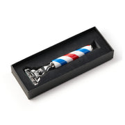 Antica Barberia Mondial US Barbiere Special Collection Cartridge Razor Handle Razor Handle White Smoke Fusion,Mach3