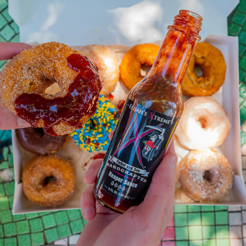 Elijah's Xtreme World's Hottest Xtreme Trio Hot Sauce Variety Pack Hot Sauce Light Steel Blue