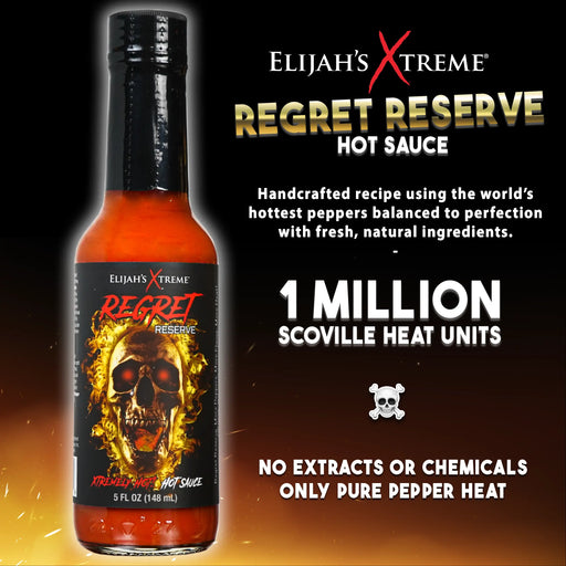 Elijah's Xtreme Regret Reserve Hot Sauce Hot Sauce Black