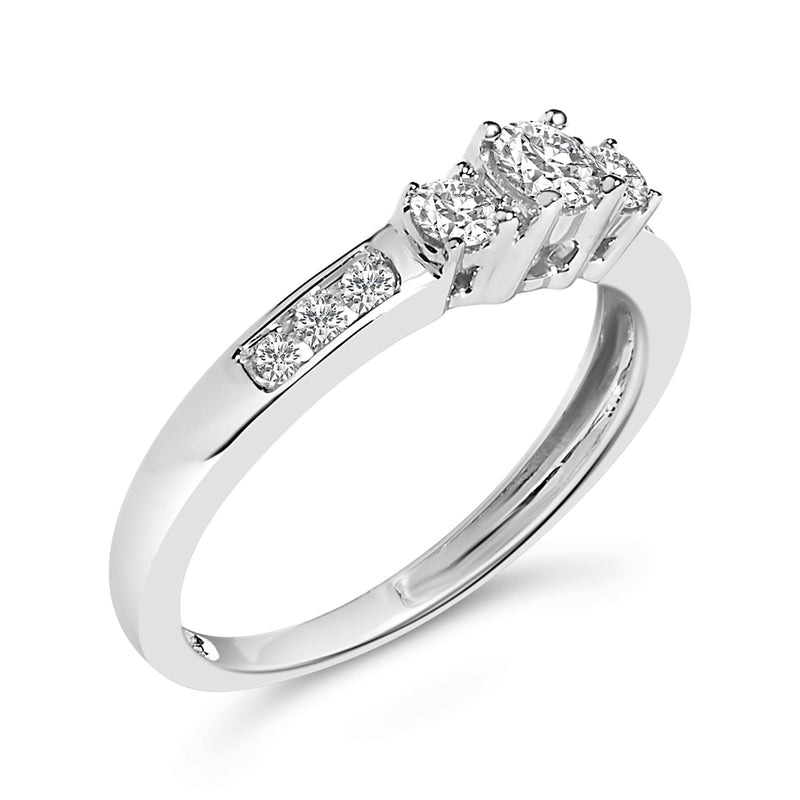 Bids.com 10K White Gold 1/2 Cttw Diamond Three Stone Ring Rings White Smoke 7 / White.Gold,7 / Yellow.Gold,5 / White.Gold,5.5 / White.Gold,6 / White.Gold,6.5 / White.Gold,7.5 / White.Gold,8 / White.Gold,8.5 / White.Gold,9 / White.Gold,9.5 / White.Gold,10 / White.Gold,5 / Yellow.Gold,5.5 / Yellow.Gold,6 / Yellow.Gold,6.5 / Yellow.