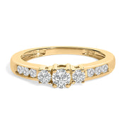 Bids.com 10K White Gold 1/2 Cttw Diamond Three Stone Ring Rings White Smoke 7 / Yellow.Gold,5 / Yellow.Gold,5.5 / Yellow.Gold,6 / Yellow.Gold,6.5 / Yellow.Gold,7.5 / Yellow.Gold,8 / Yellow.Gold,8.5 / Yellow.Gold,9 / Yellow.Gold,9.5 / Yellow.Gold,10 / Yellow.Gold
