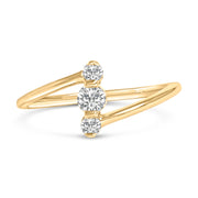 Bids.com 10K White Gold 1/4 Cttw Lab Grown Diamond Vertical Three Stone Ring Rings White Smoke 7 / Yellow.Gold,5 / Yellow.Gold,5.5 / Yellow.Gold,6 / Yellow.Gold,6.5 / Yellow.Gold,7.5 / Yellow.Gold,8 / Yellow.Gold,8.5 / Yellow.Gold,9 / Yellow.Gold,9.5 / Yellow.Gold,10 / Yellow.Gold