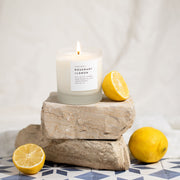 Slow North Rosemary + Lemon - Signature Candle Frosted Candles Light Gray