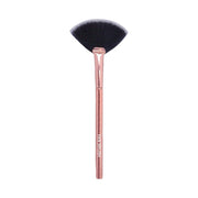 Prolux Cosmetics Rose Gold Fan Brush Fan Brush Rosy Brown