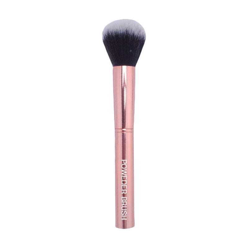 Prolux Cosmetics Rose Gold Powder Brush Powder Brush Gray