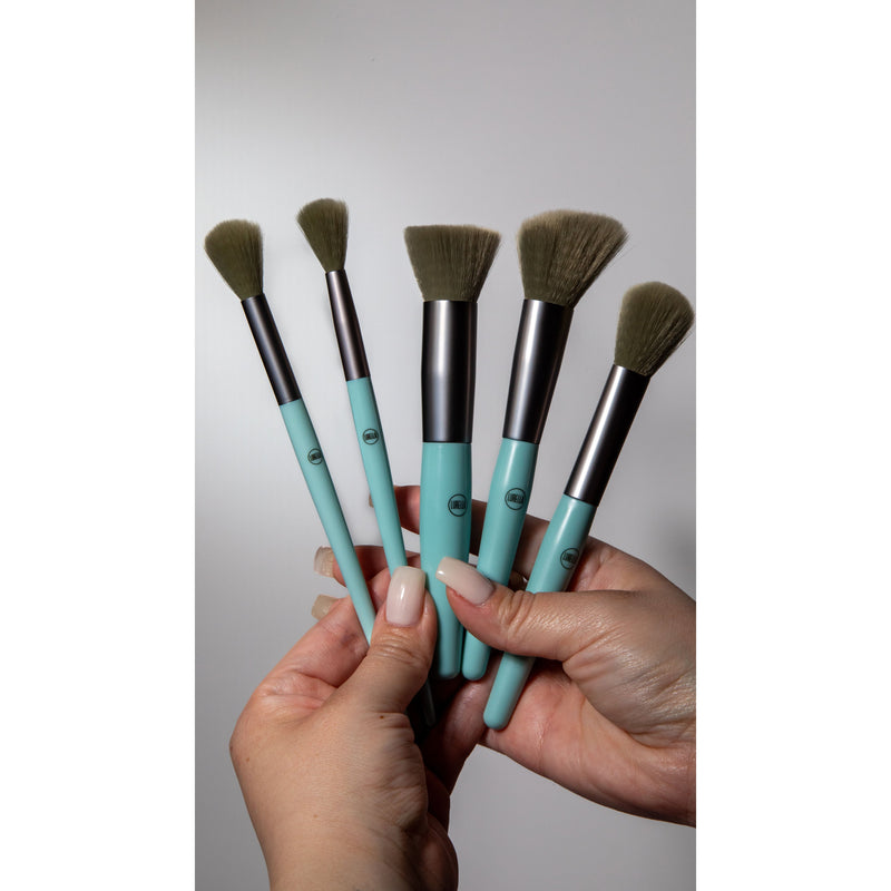 Lurella Cosmetics Radiant Strokes Brush Set Brush Set Dark Gray