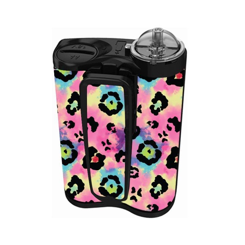 Peelz Rainbow Leopard Sticker for Medtronic MiniMed 770G & 780G Peelz/Stickers White Smoke Back and Clip Peelz