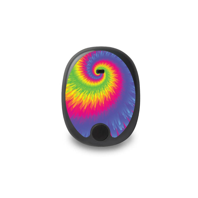 Peelz Rainbow Tie Dye Eversense Smart Transmitter Peelz/Stickers White Smoke