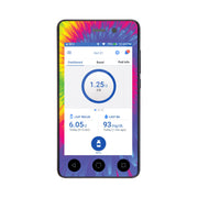 Peelz Rainbow Tie Dye Sticker for Omnipod DASH® PDM – Pump Peelz Peelz/Stickers White Smoke Whole System Peelz (front + case),Front Peelz,Case Peelz