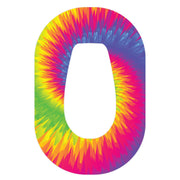Peelz Rainbow Tie Dye Dexcom G6 Patch Tape - Pump Peelz Patch Medical Tape White Smoke 1-Pack Dexcom G6 Tape