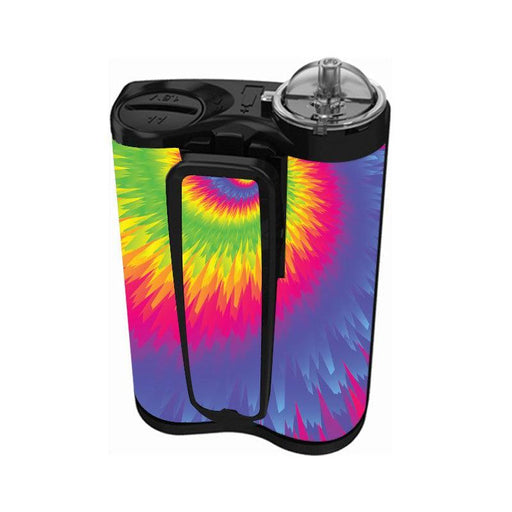 Peelz Rainbow Tie Dye for Medtronic MiniMed 770G & 780G Peelz/Stickers White Smoke Back and Clip Peelz