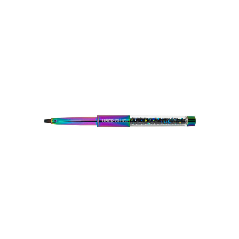 UberChic Beauty Small Clean Up Brush - Rainbow Brush Slate Gray