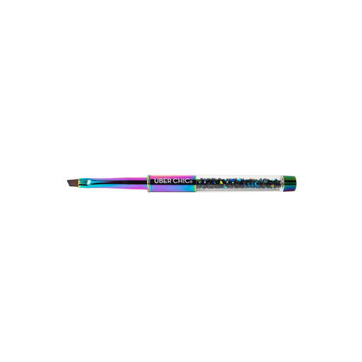 UberChic Beauty Rainbow Angled Clean Up Brush Brush Thistle