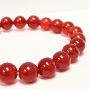 ZAQ Skin & Body Red Agate Bracelet - Protection White Smoke 6mm,8mm,10mm